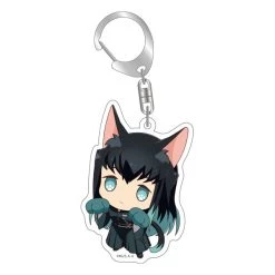 ANIPLEX OF AMERICA Demon Slayer: Muichiro Tokito Kitty Keychain