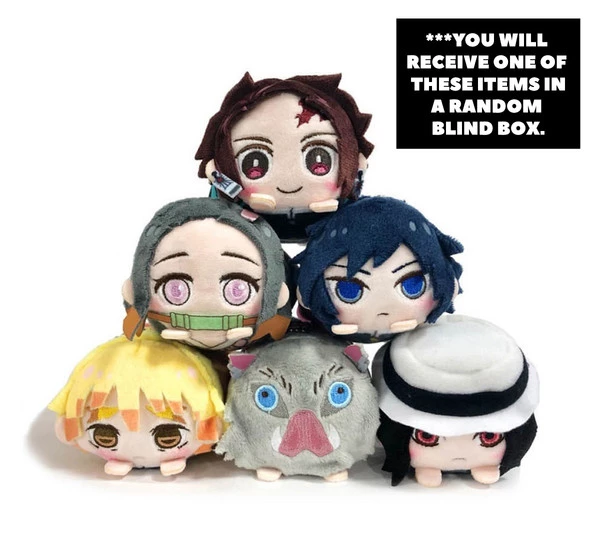 ANIPLEX OF AMERICA Mochi Kororin Demon Slayer Plush Blind Box 1 ANIPLEX OF AMERICA Mochi Kororin Demon Slayer Plush Blind Box