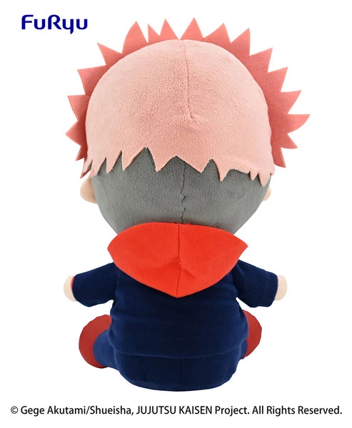 FURYU Yuji Itadori Jujutsu Kaisen Big Sitting Plush 6 FURYU Yuji Itadori Jujutsu Kaisen Big Sitting Plush - Image 6
