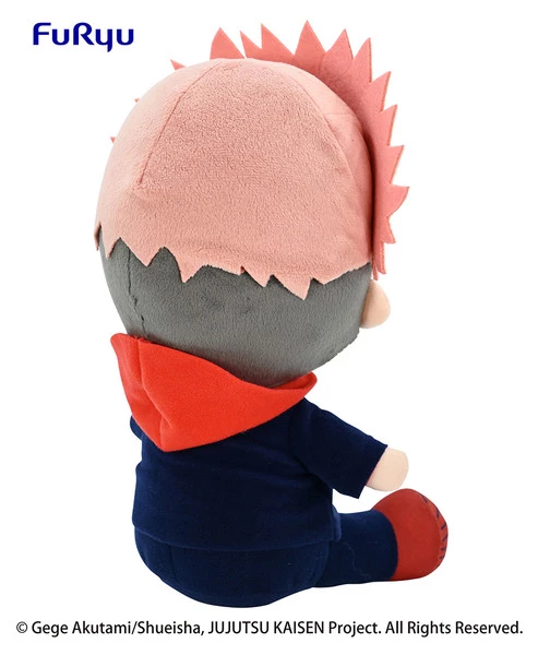 FURYU Yuji Itadori Jujutsu Kaisen Big Sitting Plush 7 FURYU Yuji Itadori Jujutsu Kaisen Big Sitting Plush - Image 7