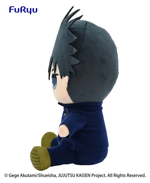 FURYU Megumi Fushiguro Jujutsu Kaisen Big Sitting Plush 4 FURYU Megumi Fushiguro Jujutsu Kaisen Big Sitting Plush - Image 4