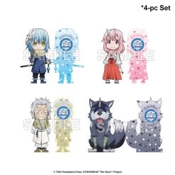BANDAI NAMCO ARTS That Time I Got Reincarnated As A Slime 4-Pc Acrylic Keychain Set