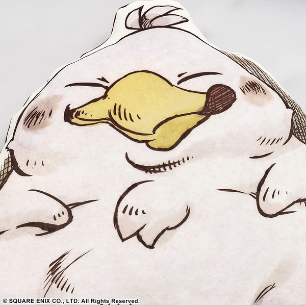 SQUARE ENIX Fat Chocobo Final Fantasy Fluffy Fluffy Die-cut Cushion 2 SQUARE ENIX Fat Chocobo Final Fantasy Fluffy Fluffy Die-cut Cushion - Image 2