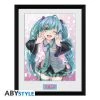 ABYSSE Hatsune Miku Winking Vocaloid Framed Print
