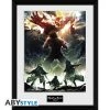 ABYSSE Defending The Wall Attack On Titan Framed Print