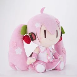 TAITO Sakura Miku Vocaloid BIG Plush -Anime peripheral Sales Store 662248839424 merchandise sakura miku vocaloid big plush altb