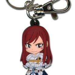GREAT EASTERN Erza Scarlet Fairy Tail PVC Keychain