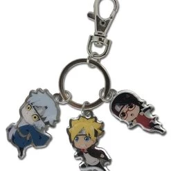 GREAT EASTERN Team 7 Boruto Metal Keychain