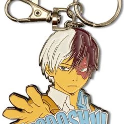 GREAT EASTERN Shoto Todoroki WHOOOSH!!! My Hero Academia Metal Keychain