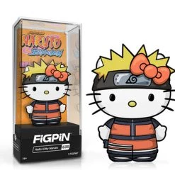 Hello Kitty X Naruto Uzumaki Naruto Shippuden Crossover FiGPiN -Anime peripheral Sales Store 810021536583 merchandise hello kitty naruto uzumaki naruto shippuden crossover figpin altc