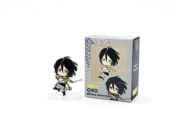GOOD SMILE Mikasa Ackerman Attack On Titan Nendoroid Pin 3 GOOD SMILE Mikasa Ackerman Attack On Titan Nendoroid Pin - Image 3