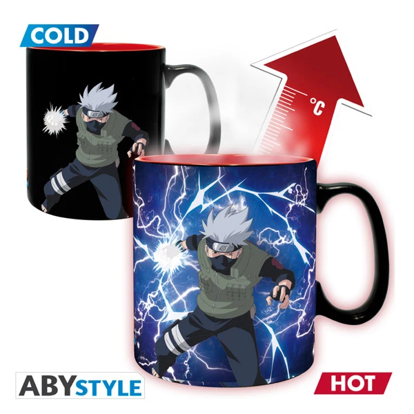 ABYSSE Kakashi & Itachi Sharingan Showdown Naruto Shippuden Heat Change Mug And Coaster Gift Set 2 ABYSSE Kakashi & Itachi Sharingan Showdown Naruto Shippuden Heat Change Mug And Coaster Gift Set - Image 2