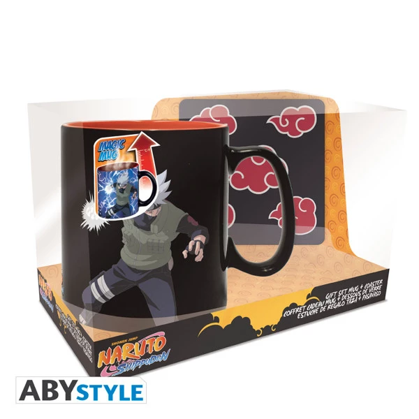 ABYSSE Kakashi & Itachi Sharingan Showdown Naruto Shippuden Heat Change Mug And Coaster Gift Set 1 ABYSSE Kakashi & Itachi Sharingan Showdown Naruto Shippuden Heat Change Mug And Coaster Gift Set