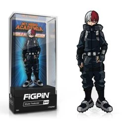 Shoto Todoroki My Hero Academia World Heroes' Mission FiGPiN -Anime peripheral Sales Store 810090370729 merchandise shoto todoroki my hero academia world heroes mission figpin altc
