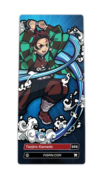 Tanjiro Kamado Water Breathing Demon Slayer FiGPiN 3 Tanjiro Kamado Water Breathing Demon Slayer FiGPiN - Image 3