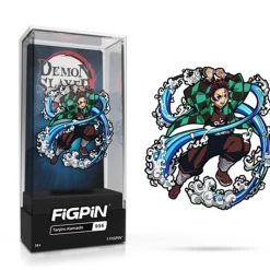 Tanjiro Kamado Water Breathing Demon Slayer FiGPiN 7 Tanjiro Kamado Water Breathing Demon Slayer FiGPiN -Anime peripheral Sales Store 810090371801 merchandise tanjiro kamado water breathing demon slayer figpin altc