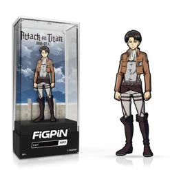 Levi Attack On Titan FiGPiN -Anime peripheral Sales Store 810090372105 merchandise levi attack on titan figpin altc