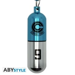 ABYSSE Blue Capsule Corp Dragon Ball Z 3D Keychain -Anime peripheral Sales Store 819065020324 merchandise blue 3d capsule corp dragon ball z keychain altb