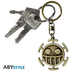 ABYSSE Trafalgar Law Jolly Roger One Piece Metal Keychain -Anime peripheral Sales Store 819065020409 merch trafalgar law jolly roger one piece metal keychain altB