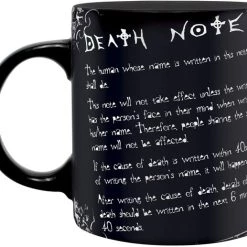 ABYSSE Rules Death Note Mug -Anime peripheral Sales Store 819065025480 merchandise rules death note mug back