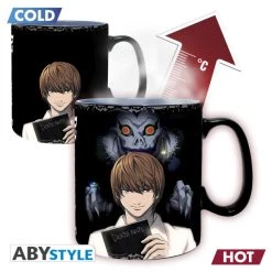 ABYSSE Kira And L Death Note Heat Change Mug