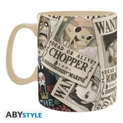 ABYSSE Wanted Posters One Piece Heat Change Mug And Coaster Set -Anime peripheral Sales Store 819065026111 merchandise wanted posters one piece heat change mug and coaster set altc