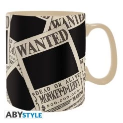 ABYSSE Wanted Posters One Piece Heat Change Mug And Coaster Set -Anime peripheral Sales Store 819065026111 merchandise wanted posters one piece heat change mug and coaster set altd