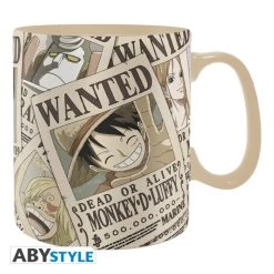 ABYSSE Wanted Posters One Piece Heat Change Mug And Coaster Set -Anime peripheral Sales Store 819065026111 merchandise wanted posters one piece heat change mug and coaster set alte