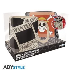 ABYSSE Wanted Posters One Piece Heat Change Mug And Coaster Set