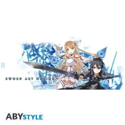 ABYSSE Kirito And Asuna Swords Drawn Sword Art Online Mug -Anime peripheral Sales Store 819065029181 merchandise kirito and asuna swords drawn sword art online mug altb